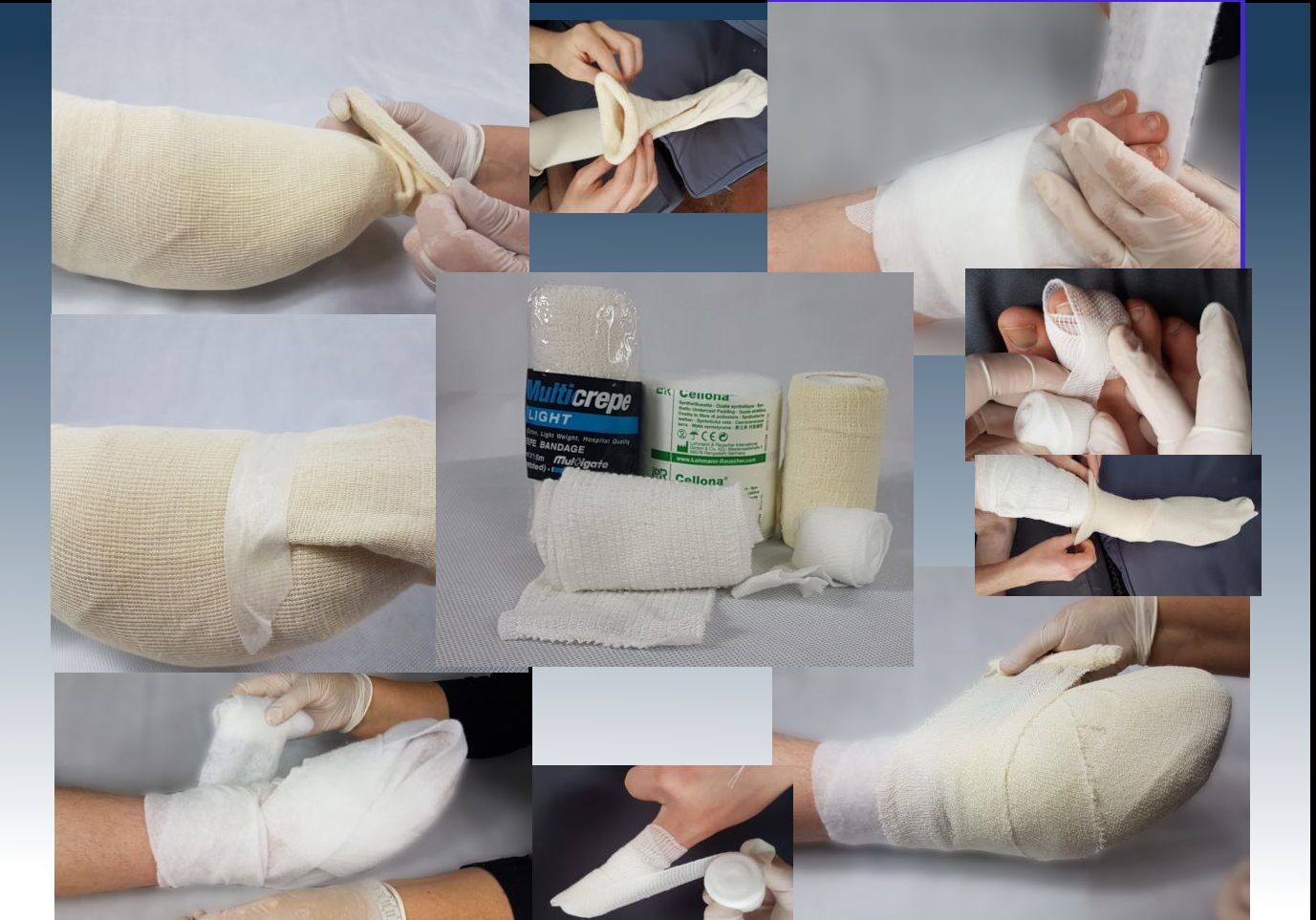 Different ways to bandage compilation